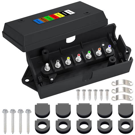 7 pin junction box|trailer distribution box.